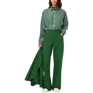 Lacoste Women’s Wide Fit Denim Jeans(Green)