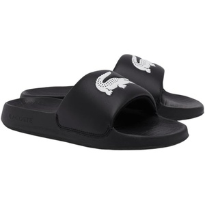 Lacoste womens [公式] レディース Serve Slide 1.0 125 1 Cfa(Black & White Croc)