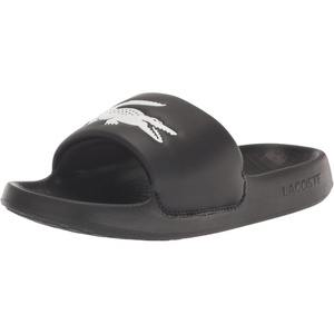 Lacoste womens [公式] レディース Serve Slide 1.0 125 1 Cfa(Black/White)