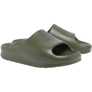 Lacoste womens [公式] レディース Serve Slide 1.0 125 1 Cfa(Olive Green Croc)