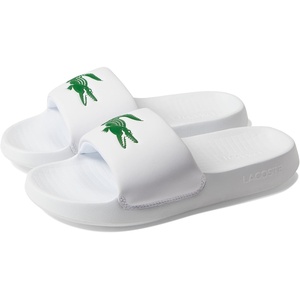 Lacoste womens [公式] レディース Serve Slide 1.0 125 1 Cfa(White/Green)