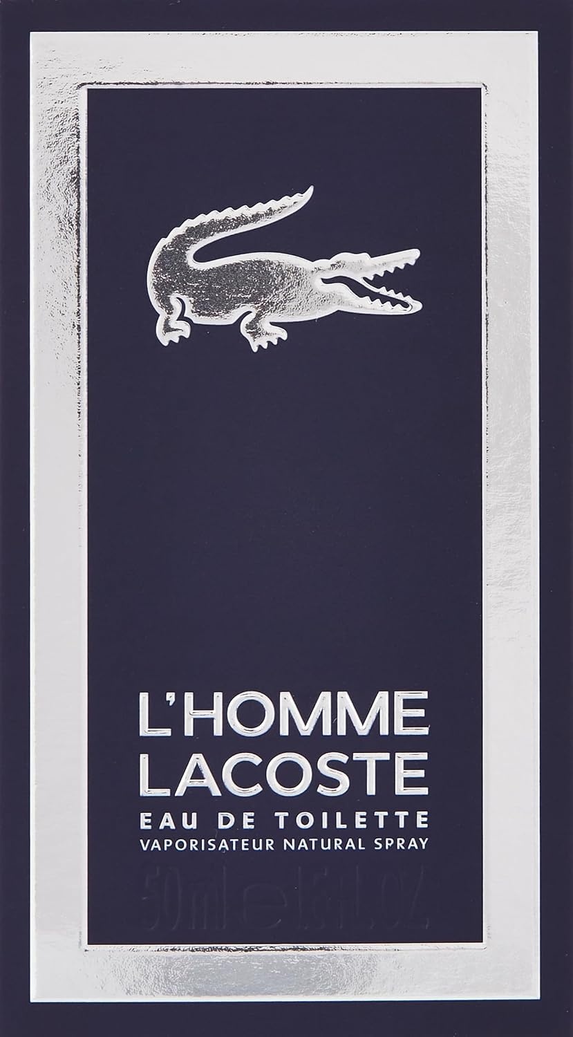 image:imageLacoste LHomme Eau de Toilette Mens fragrance Woody amp Spicy With notes of Mandarin Ginger amp Vanilla17 Fl Oz Pack of 1