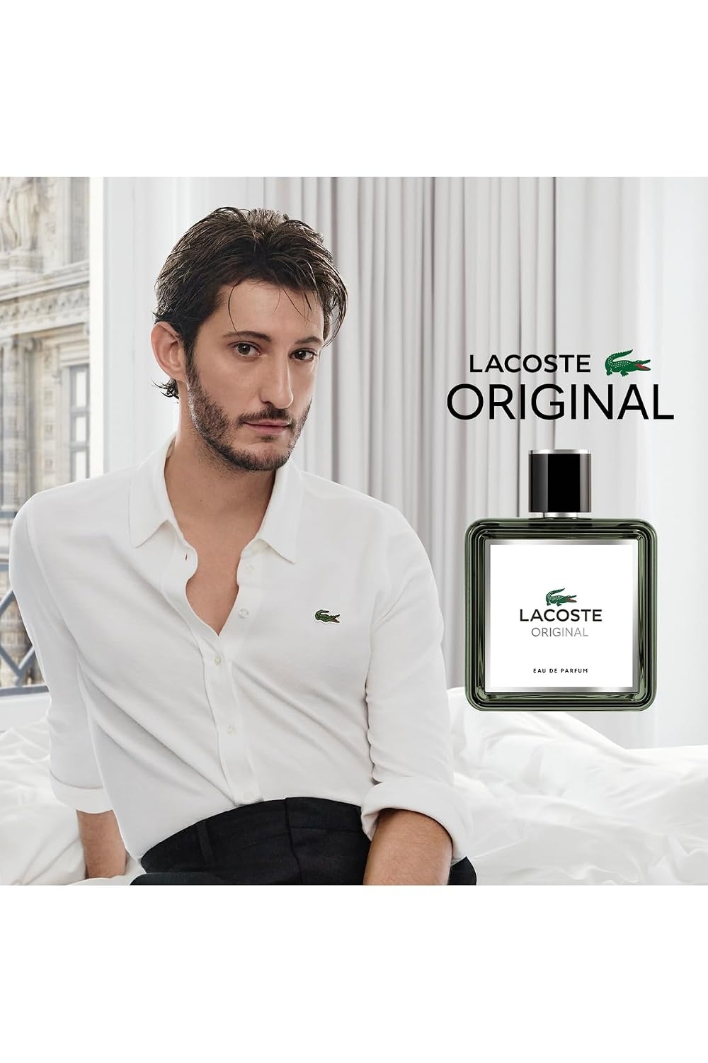 image:imageLacoste Original Eau de Parfum Mens Fragrance Fougere Woody Ambery With notes of Pink Pepper Lavender and Sandalwood 33 Fl Oz