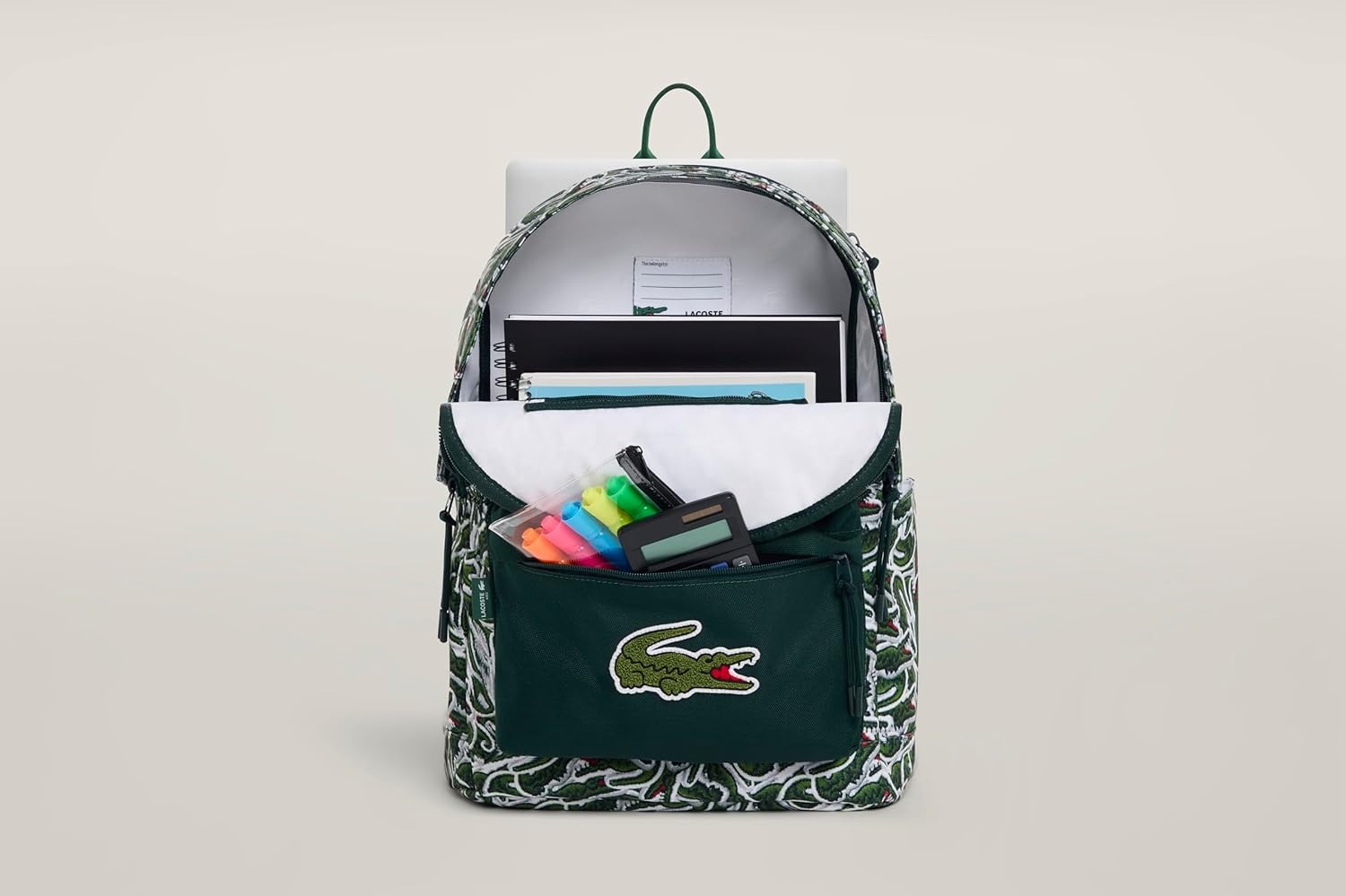 image:imageLacoste Accessories Classic BackpackGreen Croc