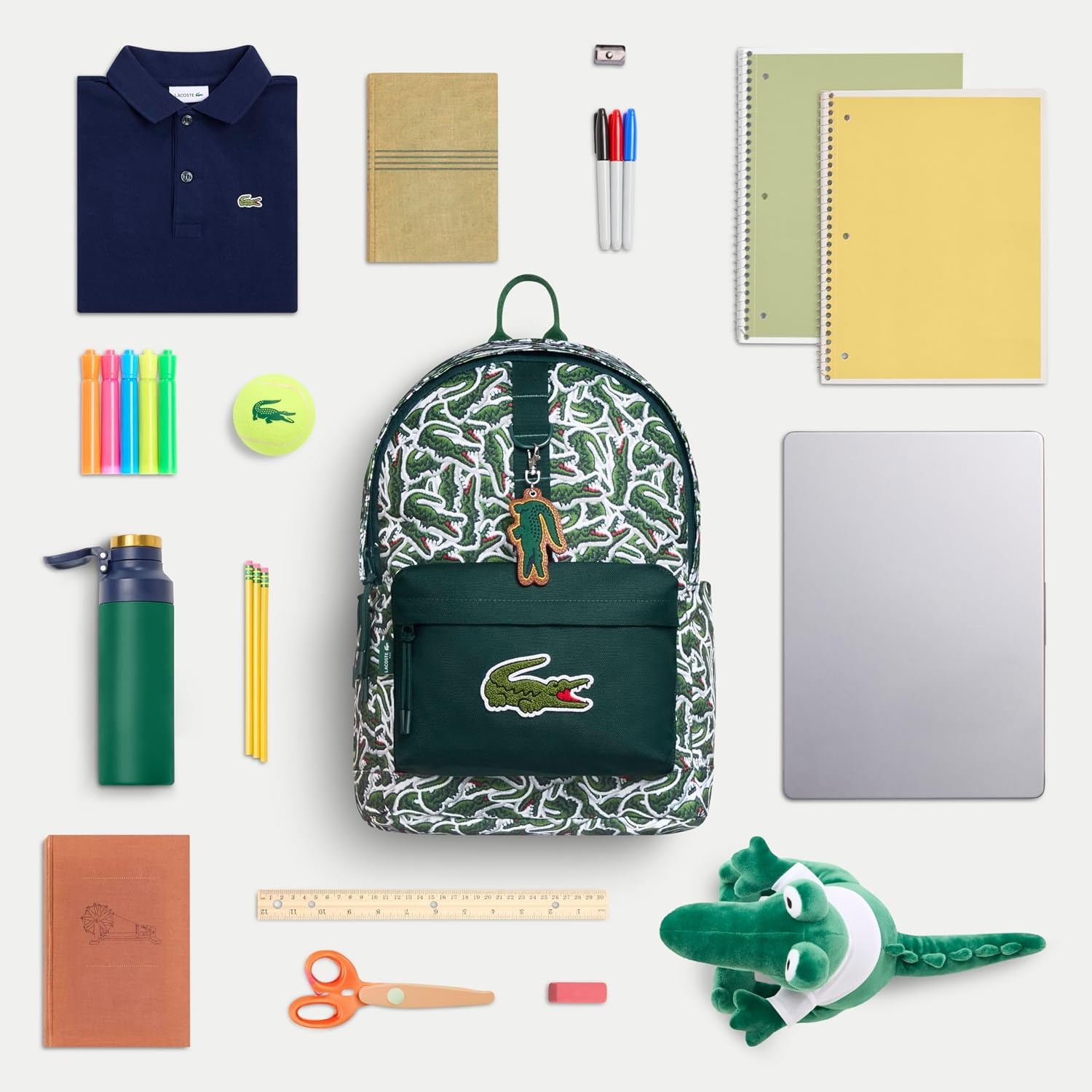 image:imageLacoste Accessories Classic BackpackGreen Croc