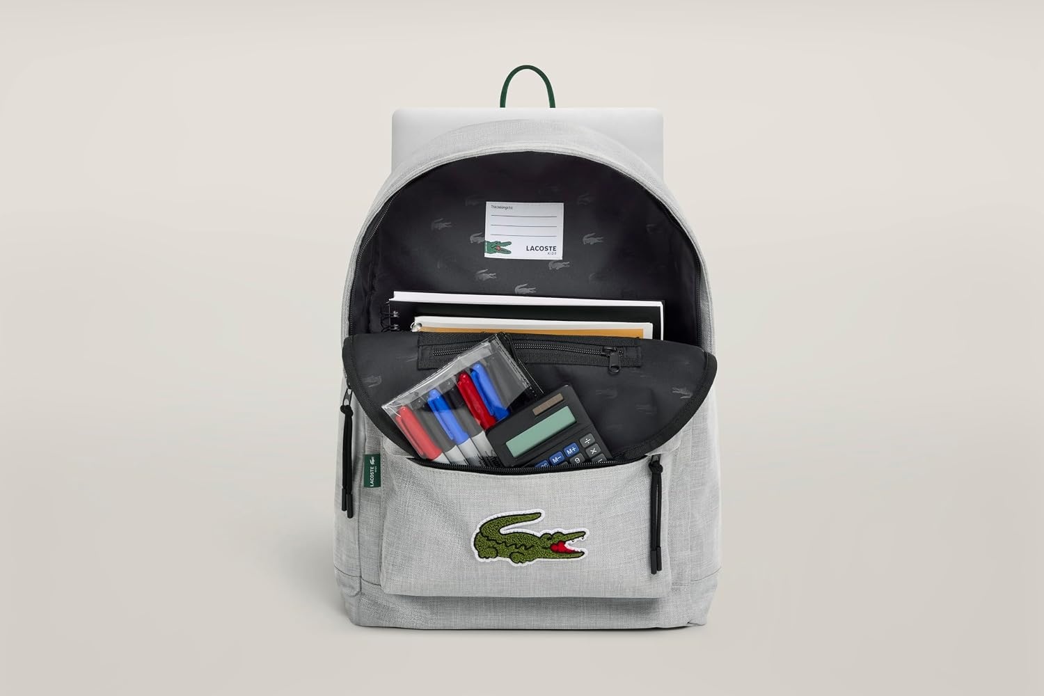 image:imageLacoste Accessories Classic BackpackGrey Heather