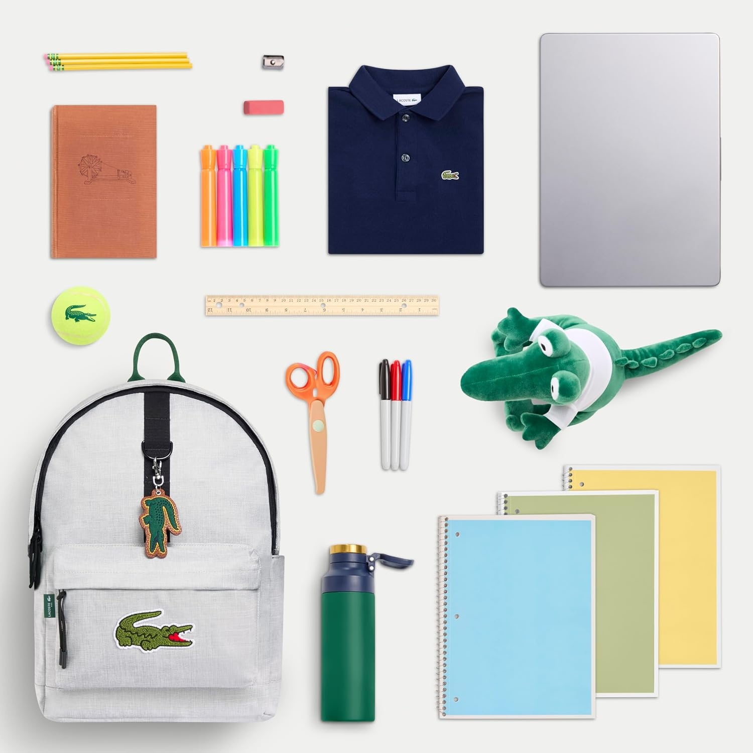 image:imageLacoste Accessories Classic BackpackGrey Heather