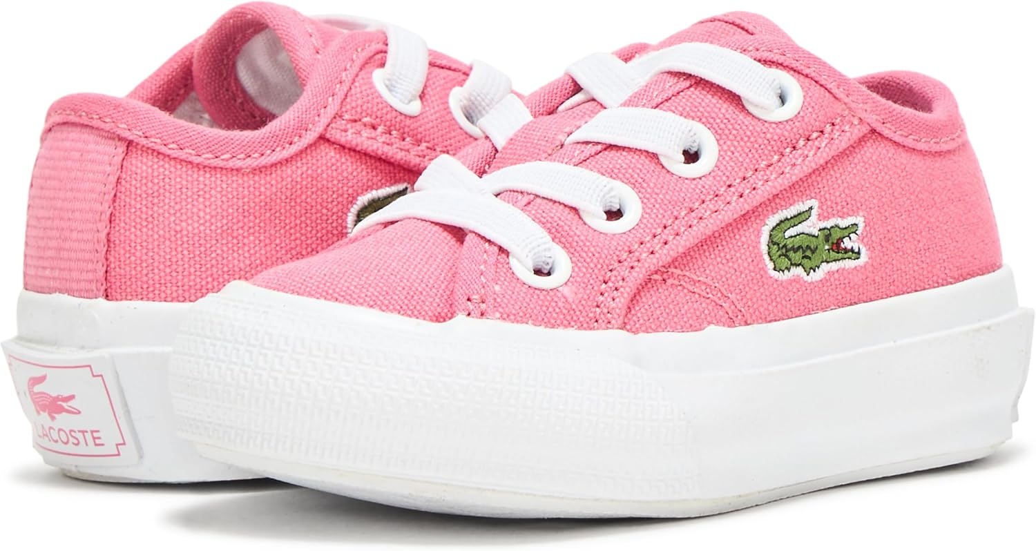 image:imageLacoste Baby Boys Infants Backcourt TrainersPinkWhite