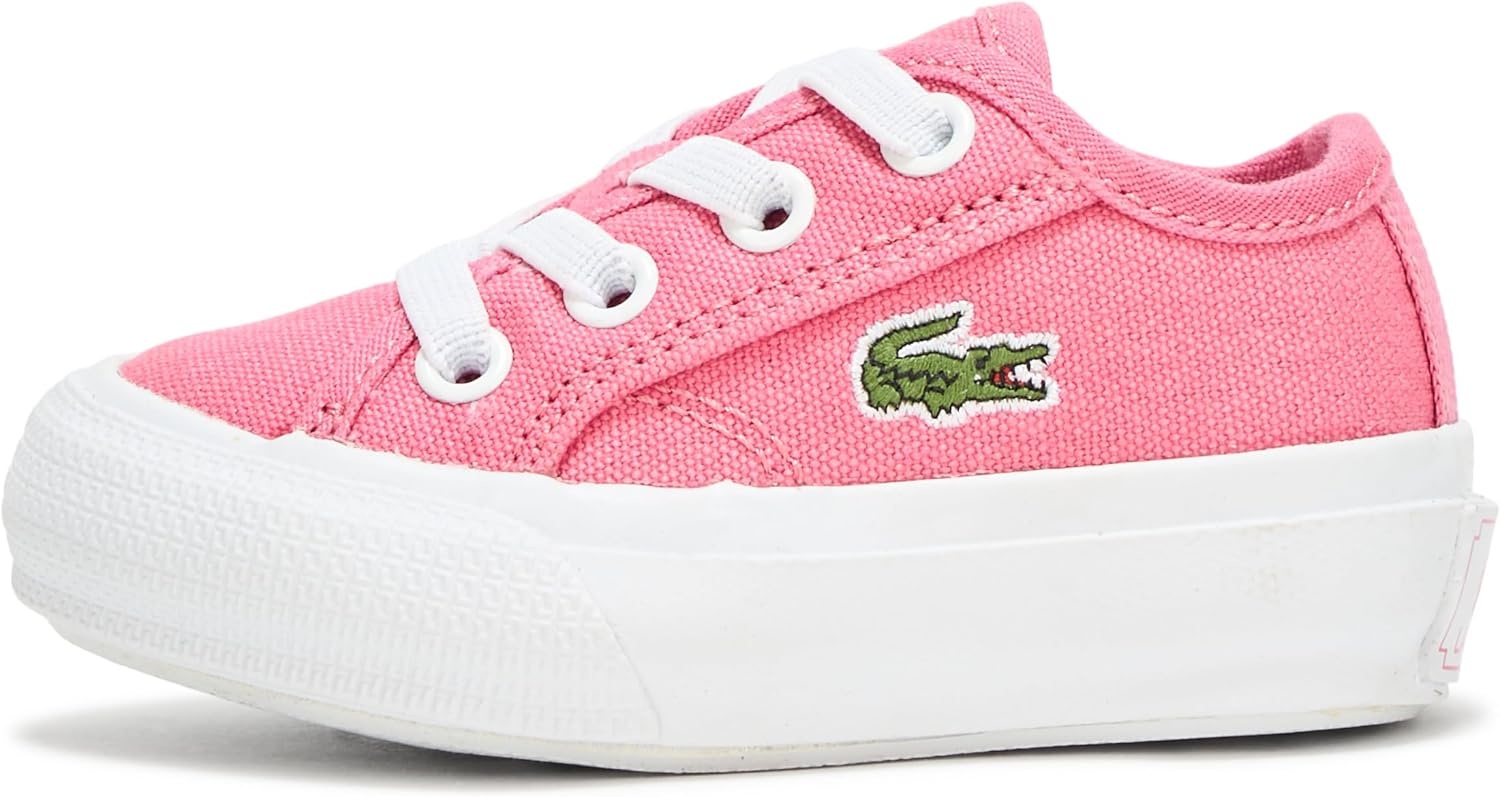image:imageLacoste Baby Boys Infants Backcourt TrainersPinkWhite