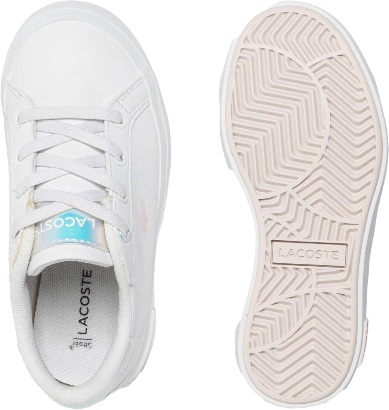 image:imageLacoste Baby Boys Powercourt SneakersWhite Light Pink