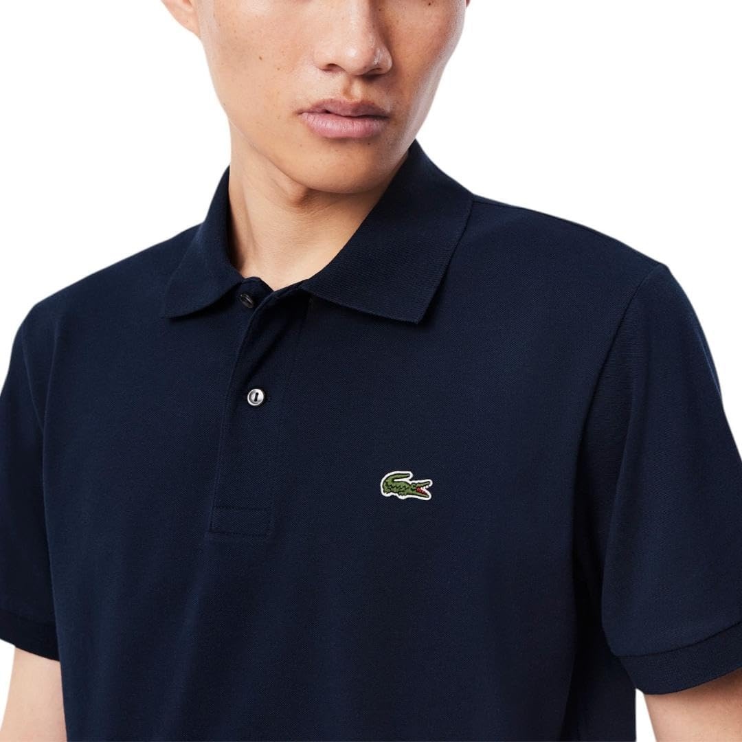 image:imageLacoste Classic Fit L1212 Light Pique PoloNavy Blue
