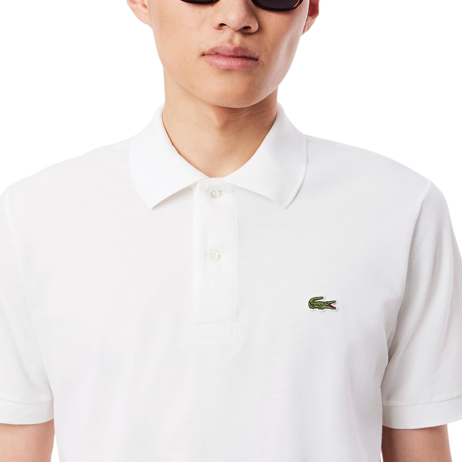 image:imageLacoste Classic Fit L1212 Light Pique PoloWhite