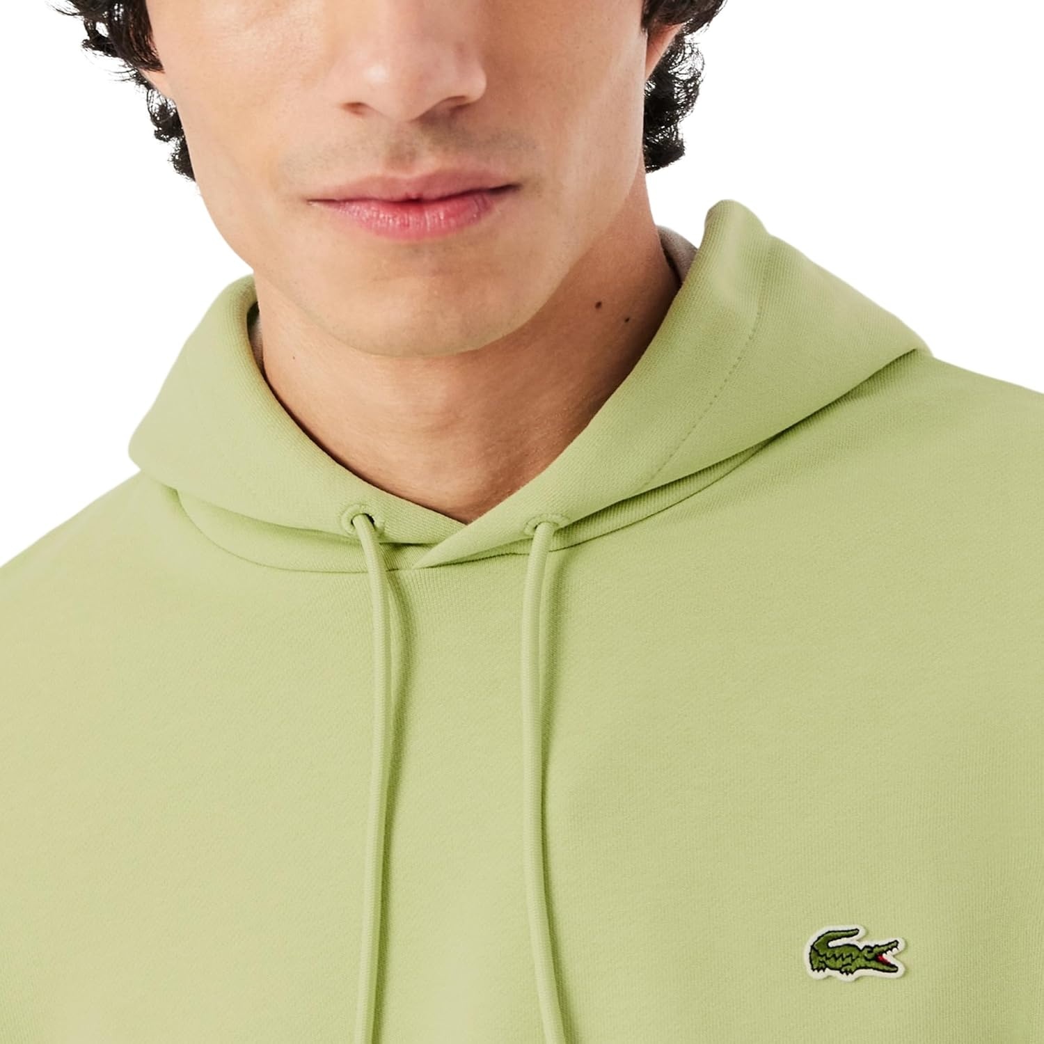 image:imageLacoste Cotton Fleece HoodieBirch