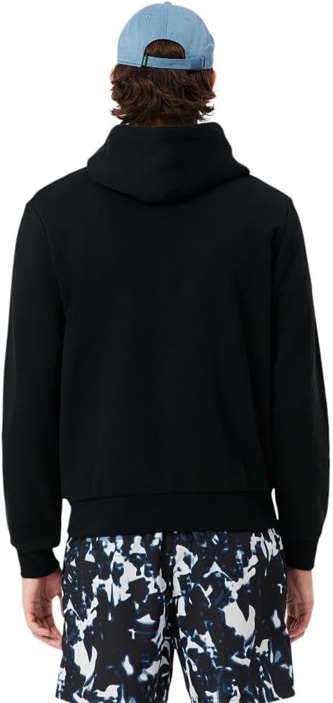 image:imageLacoste Cotton Fleece HoodieBlack
