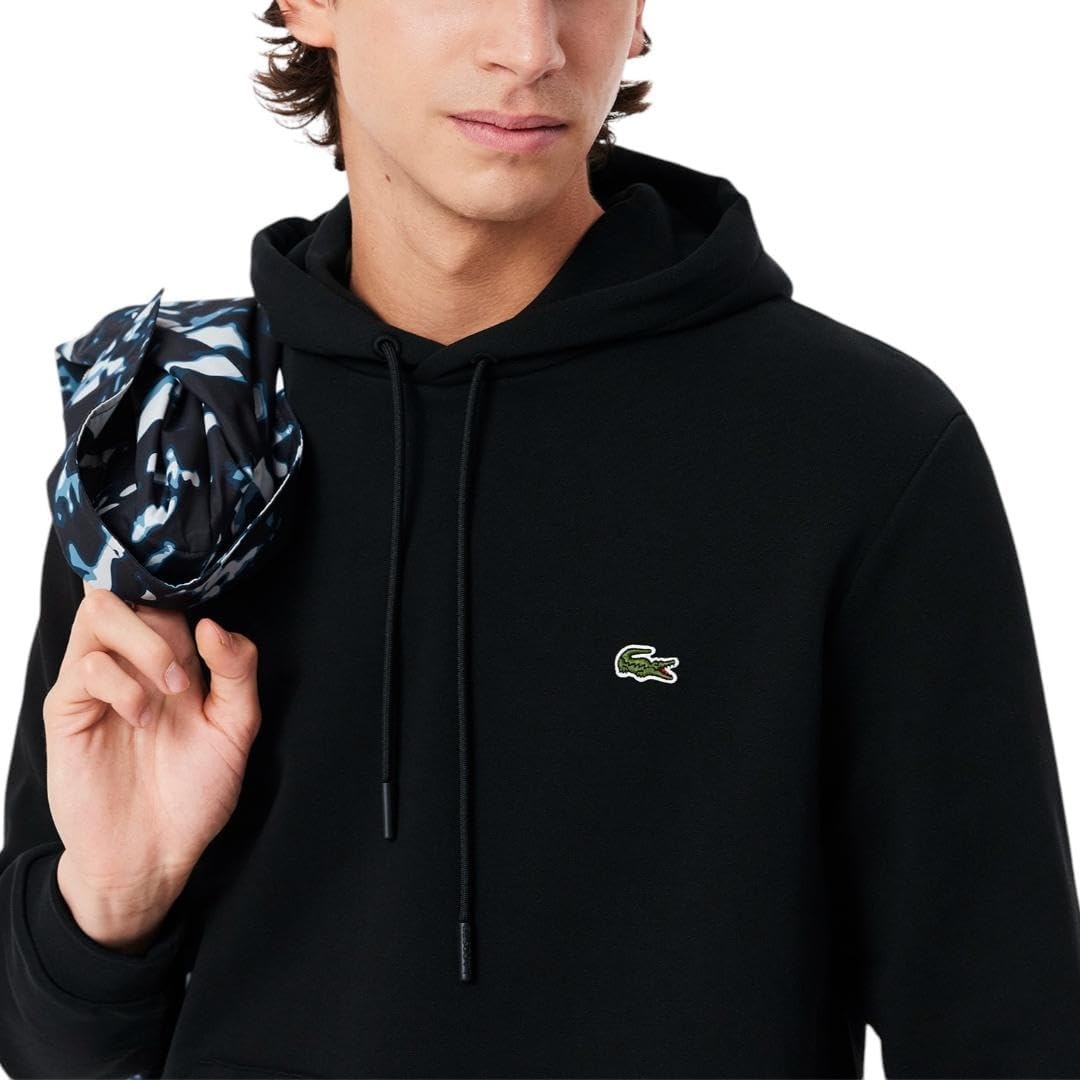 image:imageLacoste Cotton Fleece HoodieBlack