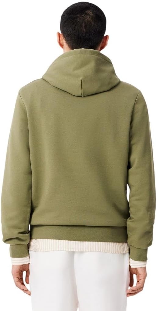 image:imageLacoste Cotton Fleece HoodieKhaki