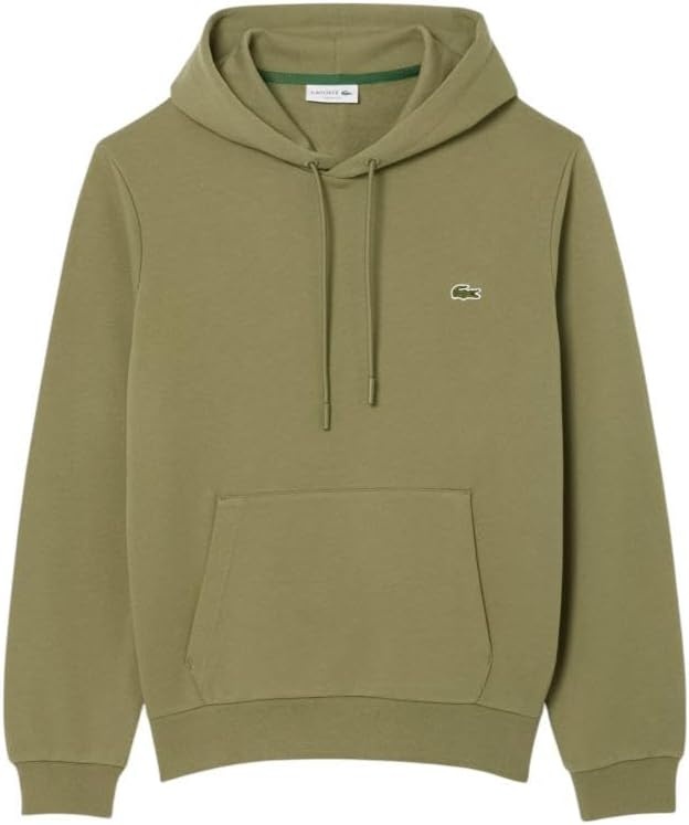 image:imageLacoste Cotton Fleece HoodieKhaki