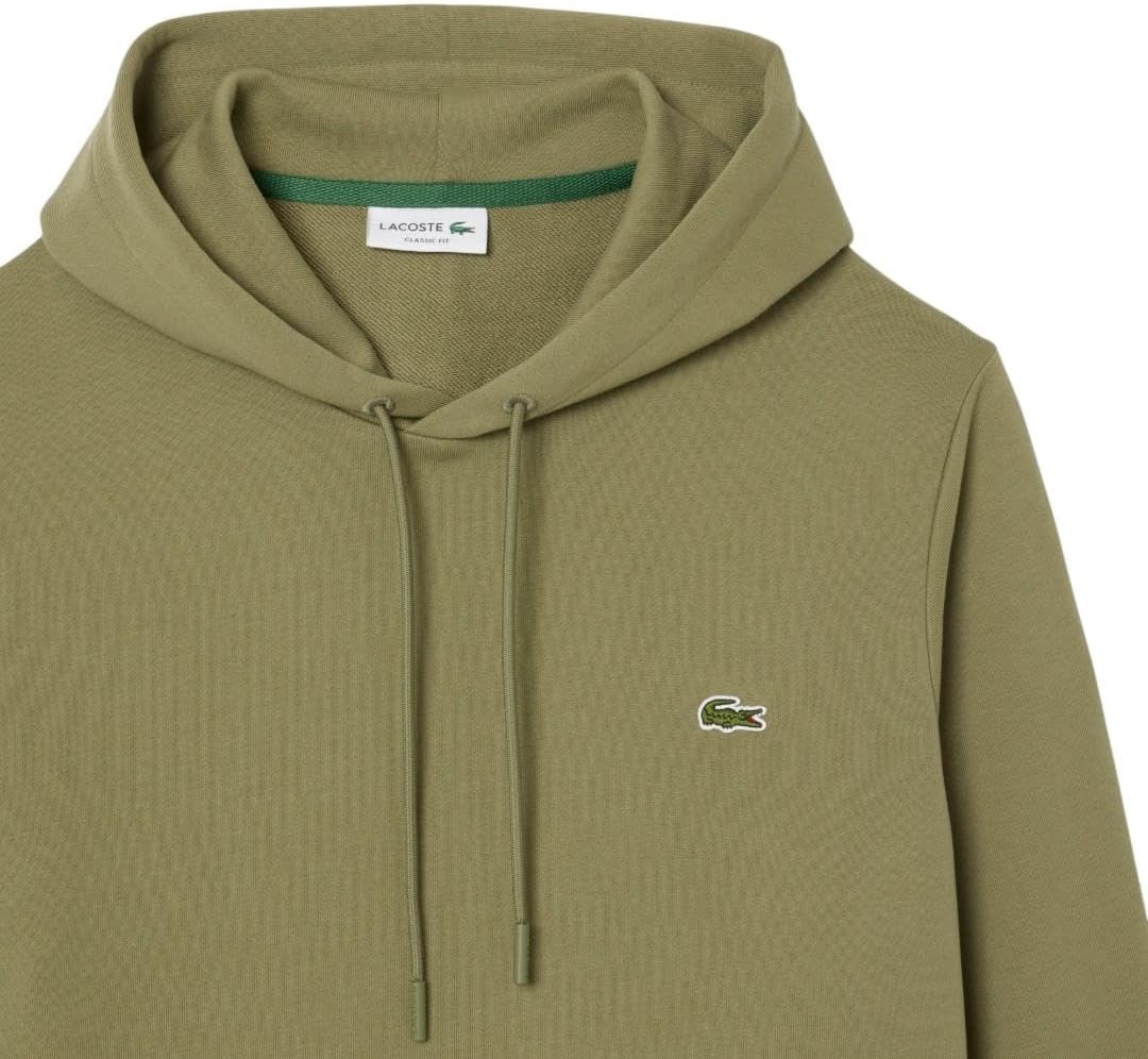 image:imageLacoste Cotton Fleece HoodieKhaki