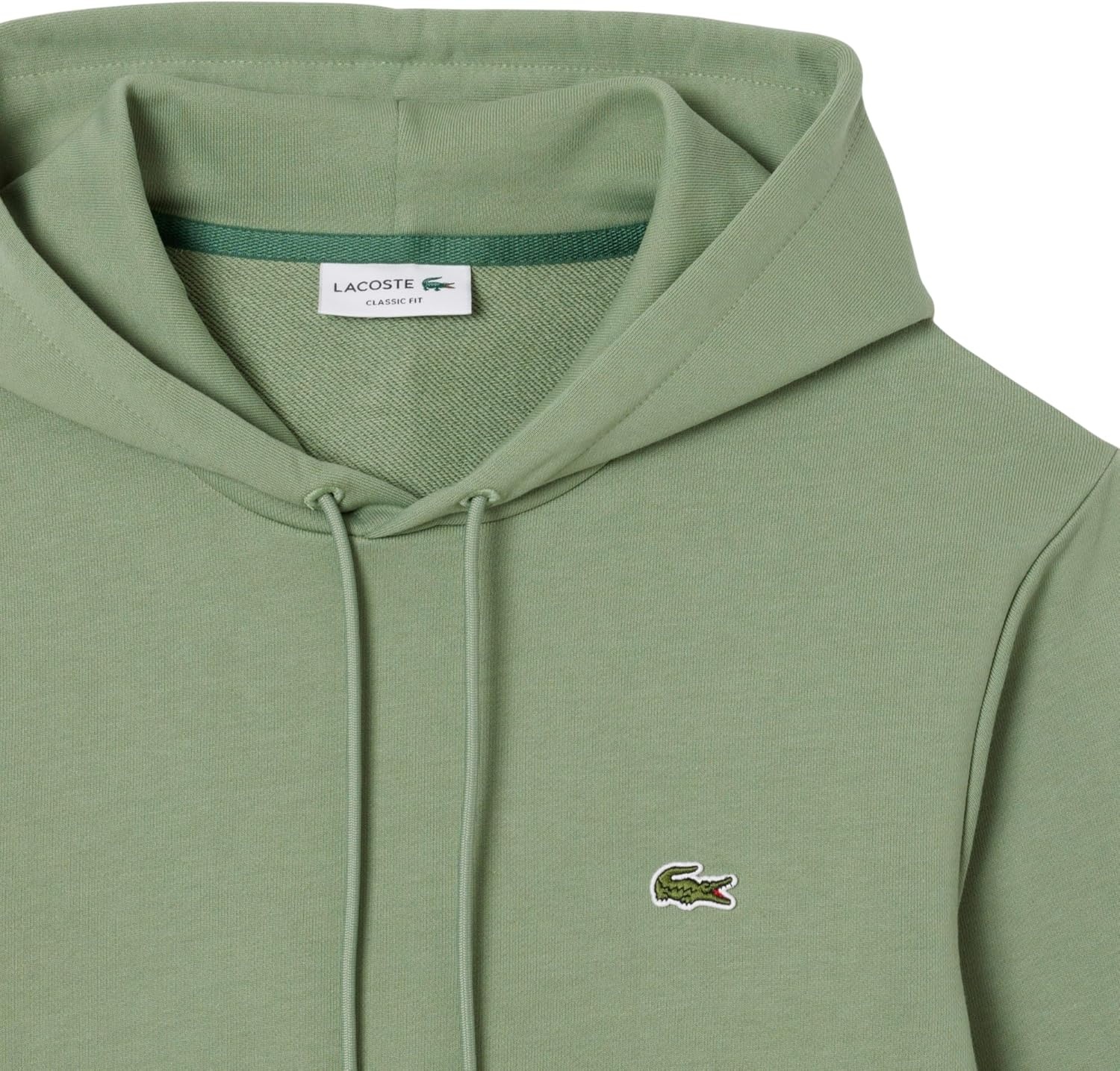 image:imageLacoste Cotton Fleece HoodieThyme