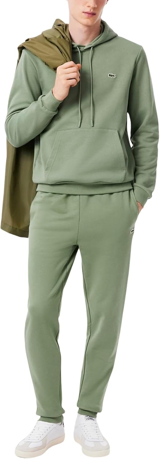image:imageLacoste Cotton Fleece HoodieThyme