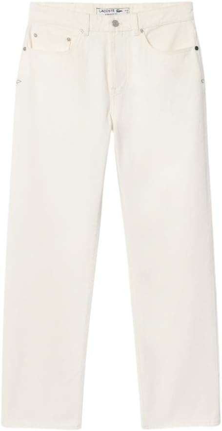 image:imageLacoste Mens 5 Pocket Straight Cut Indigo JeansFlour