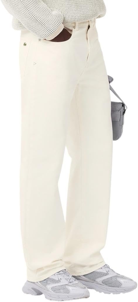 image:imageLacoste Mens 5 Pocket Straight Cut Indigo JeansFlour