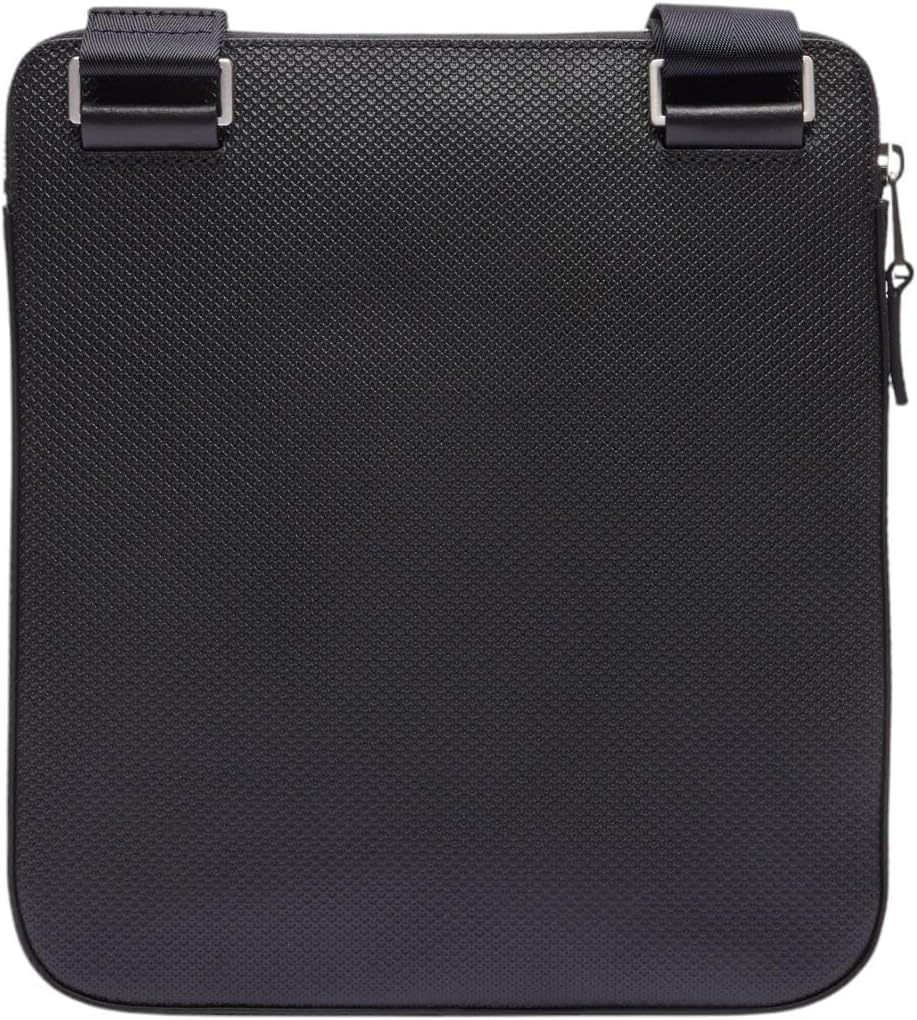 image:imageLacoste Mens Chantaco Leather Shoulder BagBlack