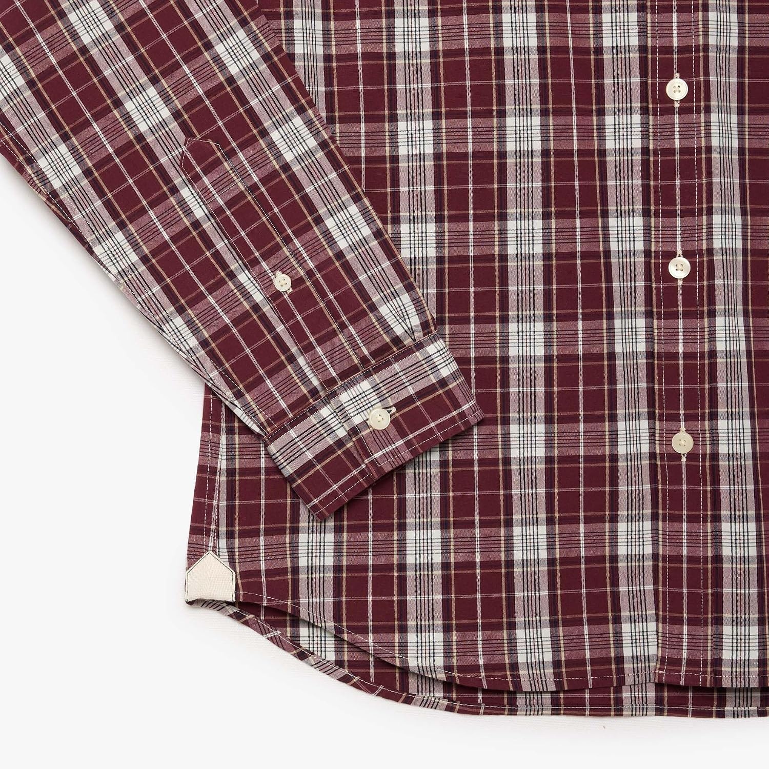 image:imageLacoste Mens Check Print Stretch ShirtExpressoHammam