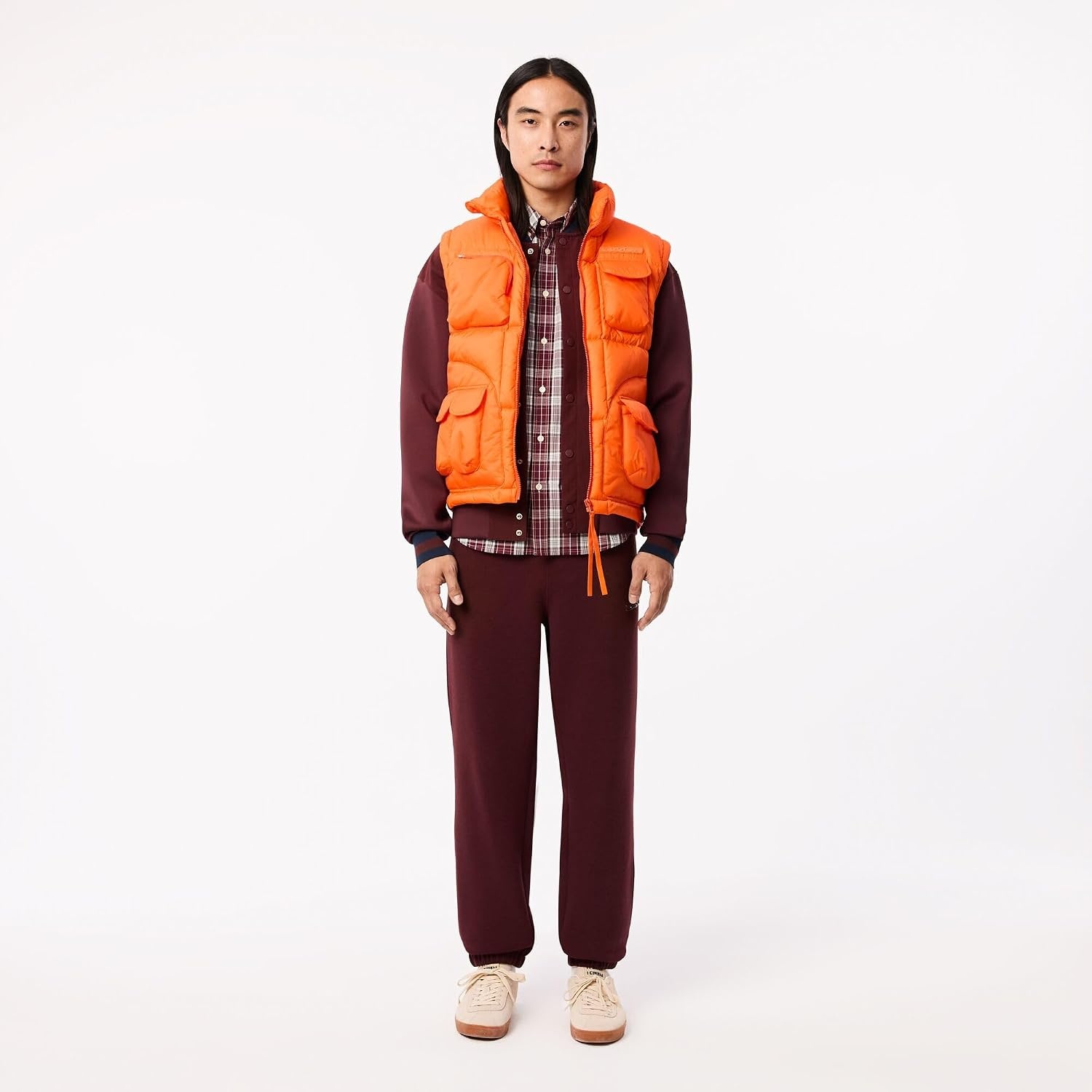 image:imageLacoste Mens Check Print Stretch ShirtExpressoHammam