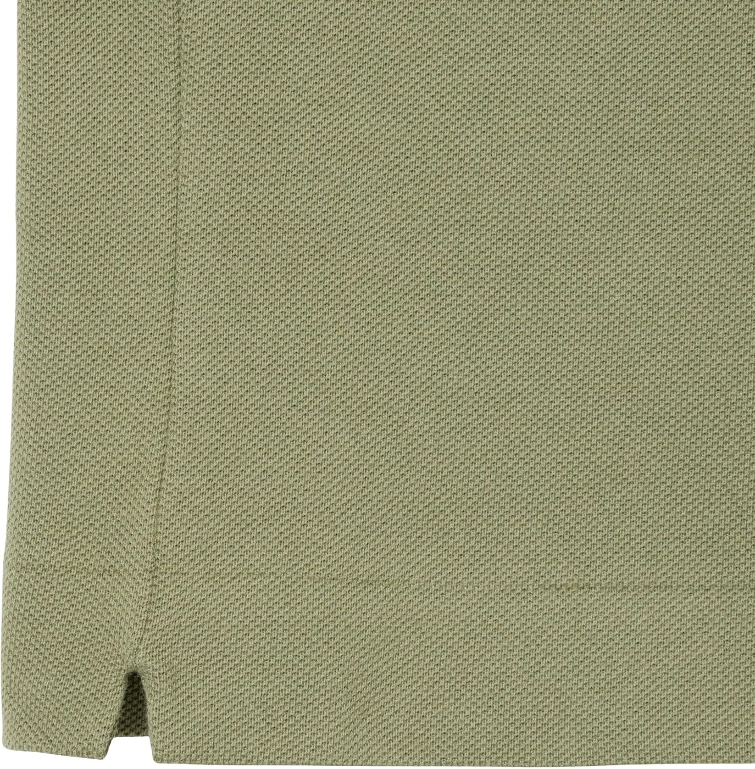 image:imageLacoste Mens Classic Fit Pocket Accent L1212 Polo ShirtKhakiFlour