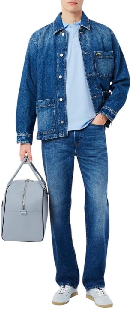 image:imageLacoste Mens Classic Fit Pocket Accent L1212 Polo ShirtOverviewFlour