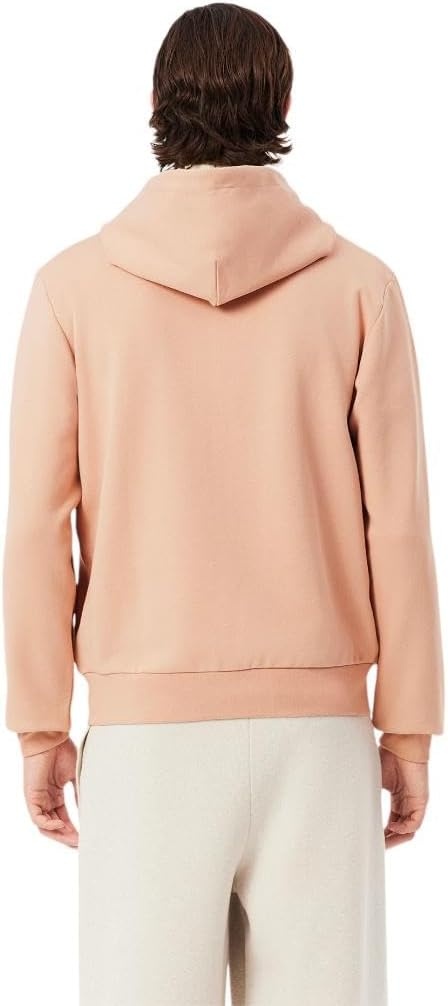 image:imageLacoste Mens Classic Fit Zipped Fleece SweatshirtLatte