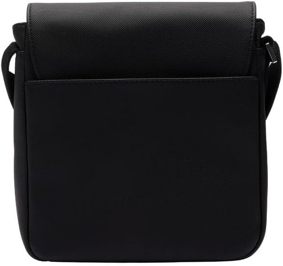 image:imageLacoste Mens Classic Flap Close Shoulder BagBlack Flap