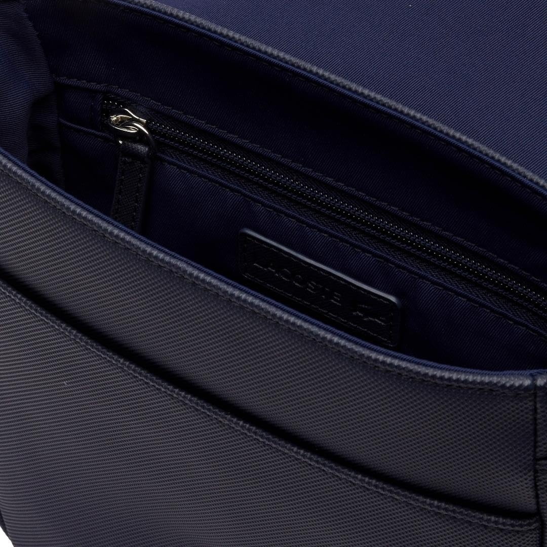 image:imageLacoste Mens Classic Flap Close Shoulder BagMidnight Blue