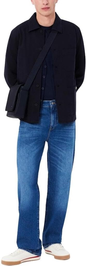 image:imageLacoste Mens Classic Flap Close Shoulder BagMidnight Blue
