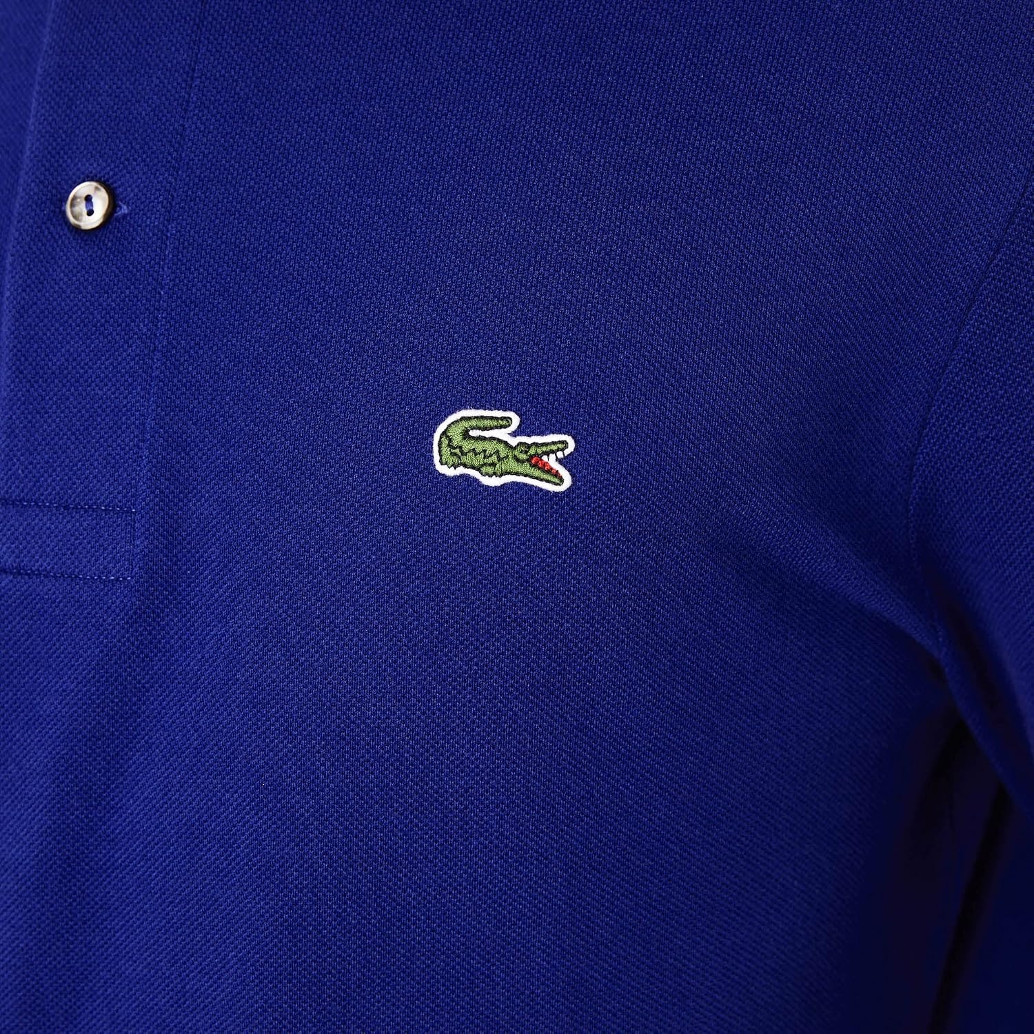 image:imageLacoste Mens Classic Long Sleeve Pique Polo ShirtCosmic
