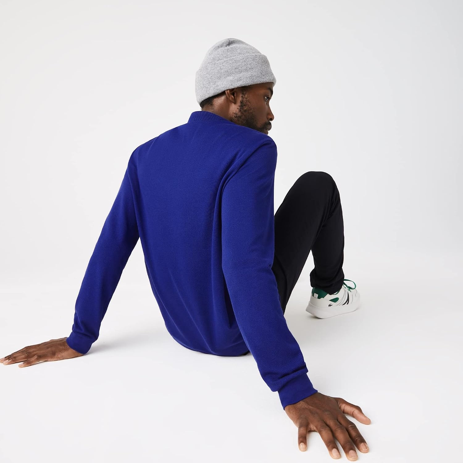 image:imageLacoste Mens Classic Long Sleeve Pique Polo ShirtCosmic