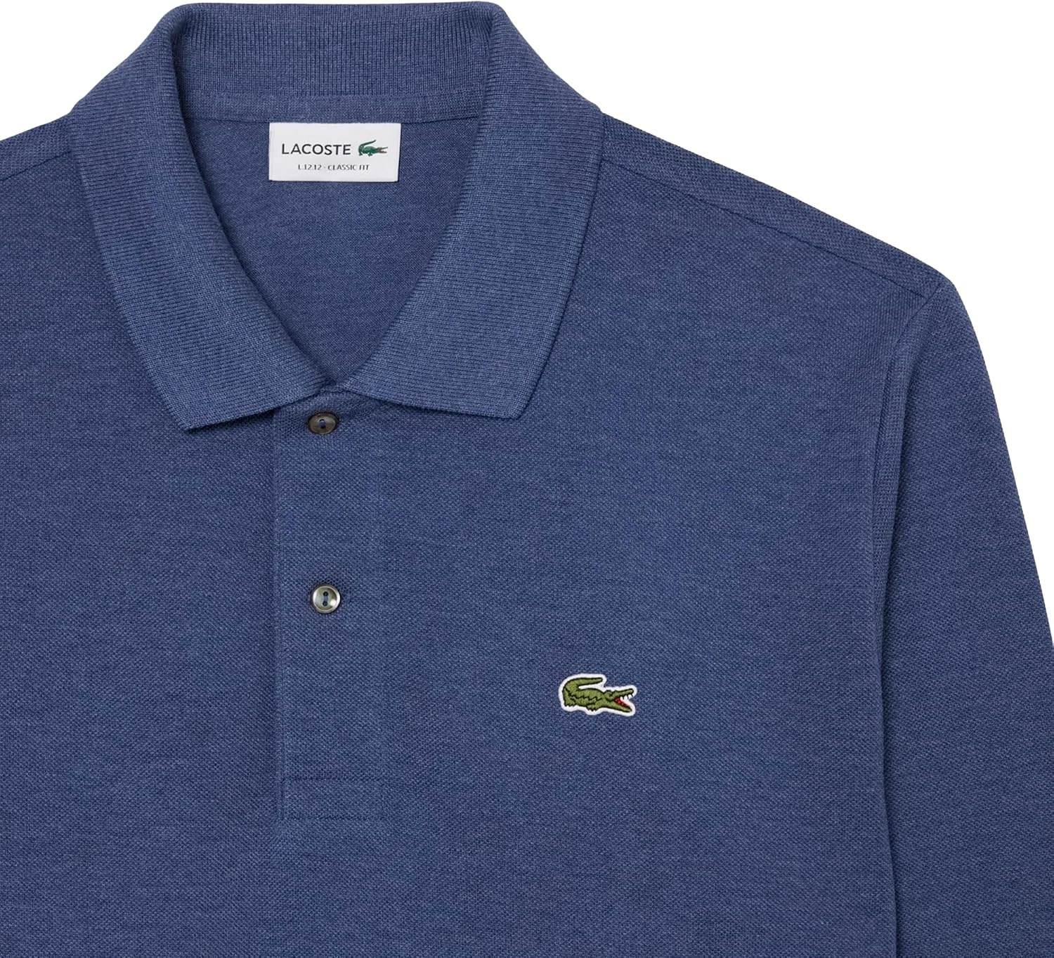 image:imageLacoste Mens Classic Long Sleeve Pique Polo ShirtJasi Chine