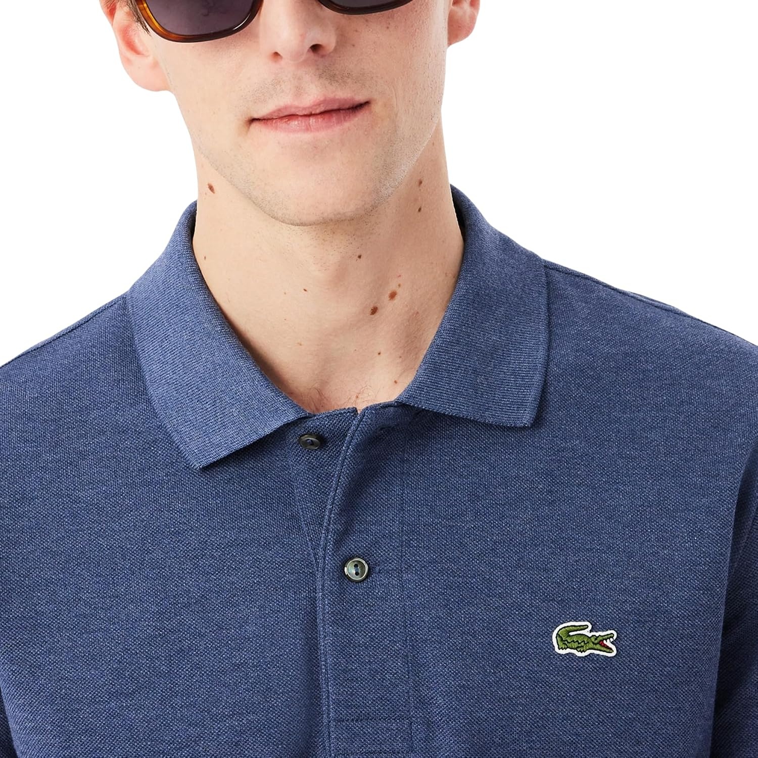 image:imageLacoste Mens Classic Long Sleeve Pique Polo ShirtJasi Chine
