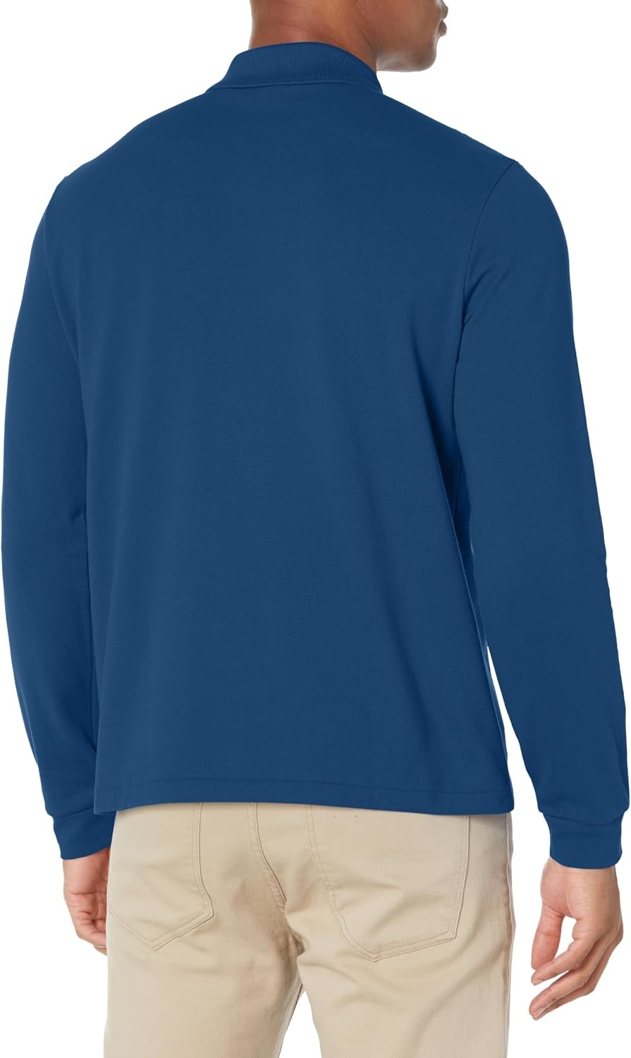 image:imageLacoste Mens Classic Long Sleeve Pique Polo ShirtMethylene