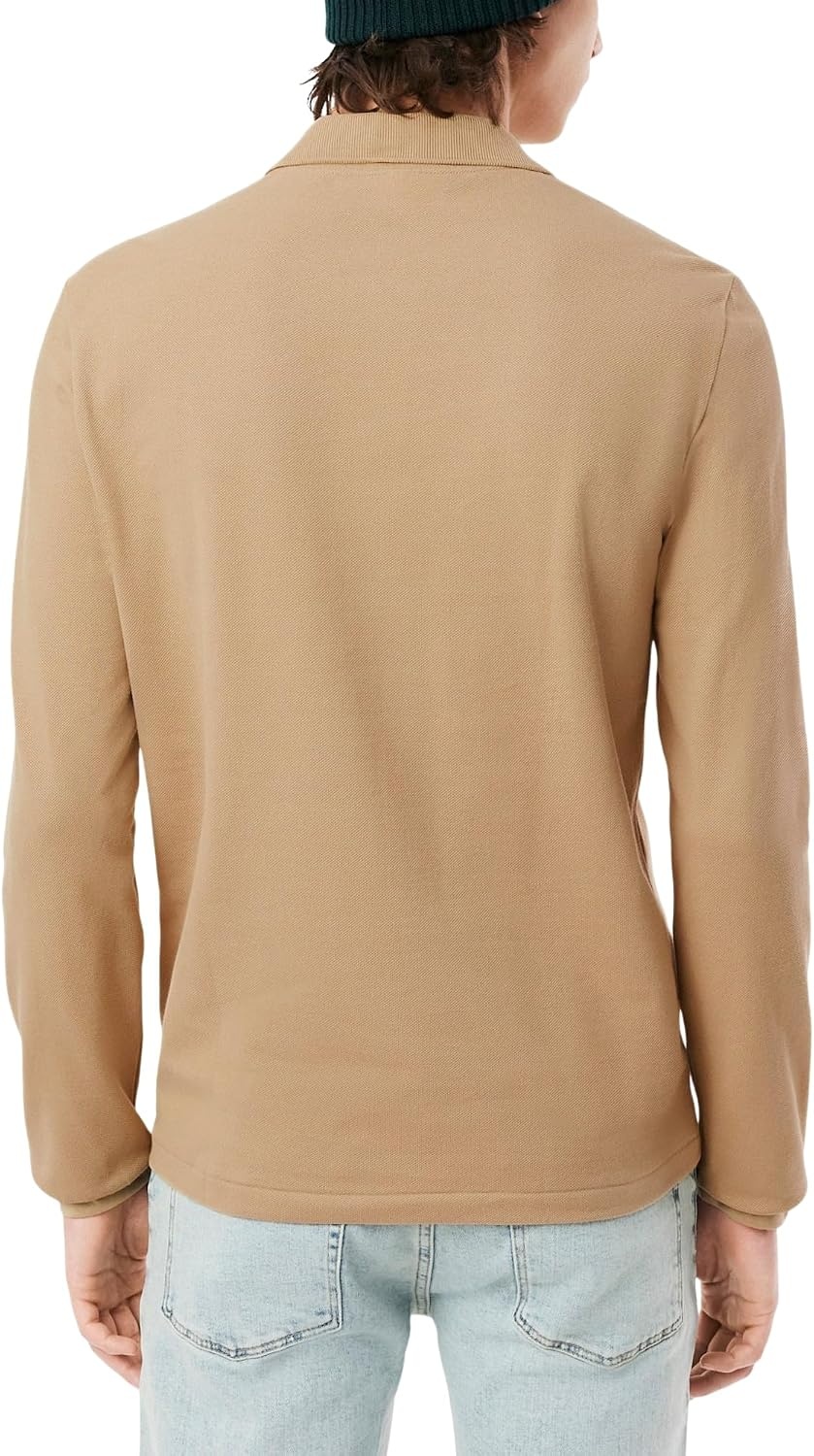 image:imageLacoste Mens Classic Long Sleeve Pique Polo ShirtViennese