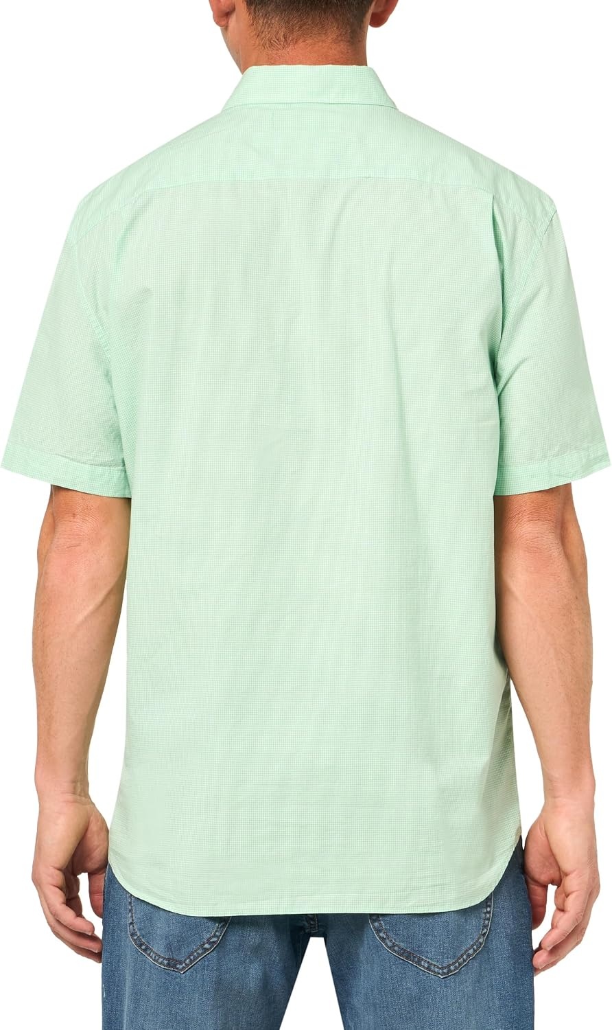 image:imageLacoste Mens Core Collection Regular Fit Short Sleeve Checked ShirtWhiteLiamone Gingham