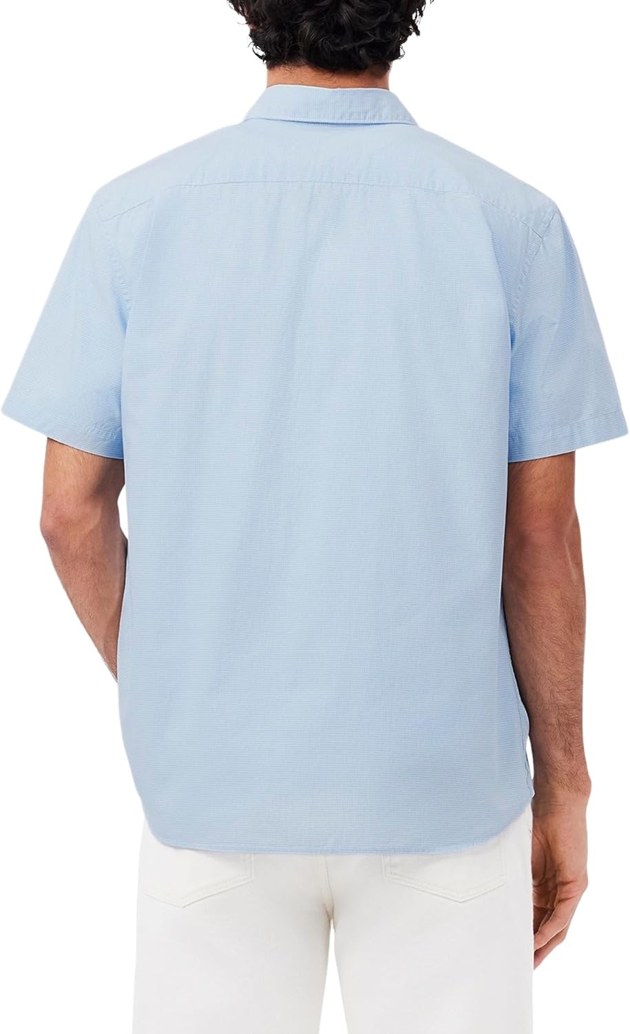 image:imageLacoste Mens Core Collection Regular Fit Short Sleeve Checked ShirtWhiteOverview Gingham