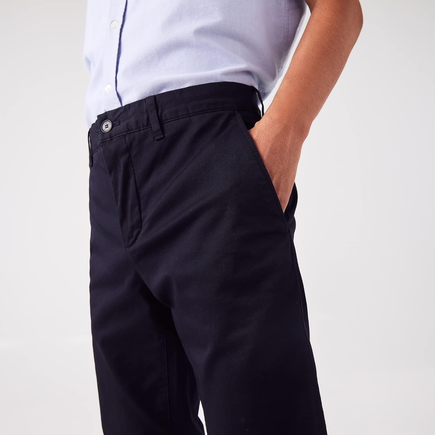 image:imageLacoste Mens Core Collection Slim Fit Chino PantAbysm