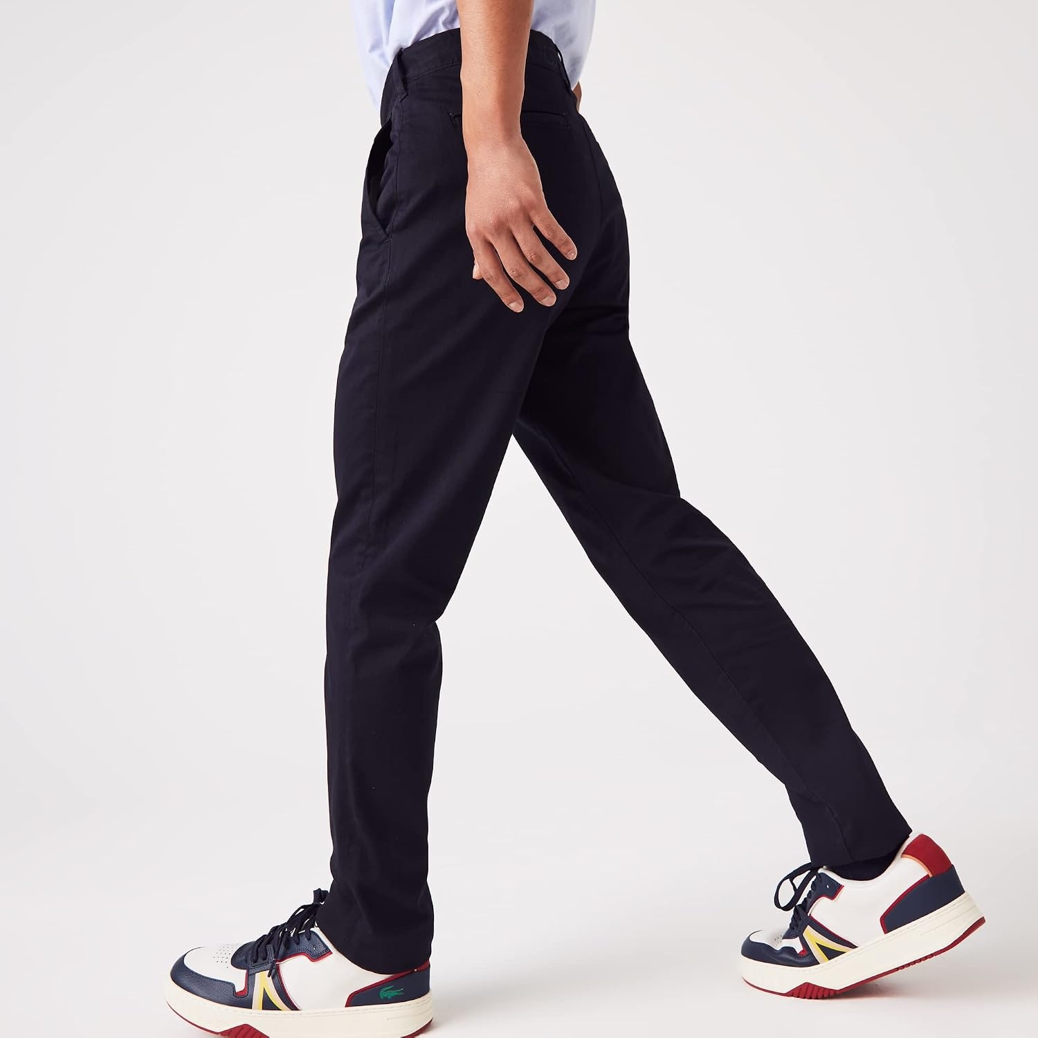 image:imageLacoste Mens Core Collection Slim Fit Chino PantAbysm