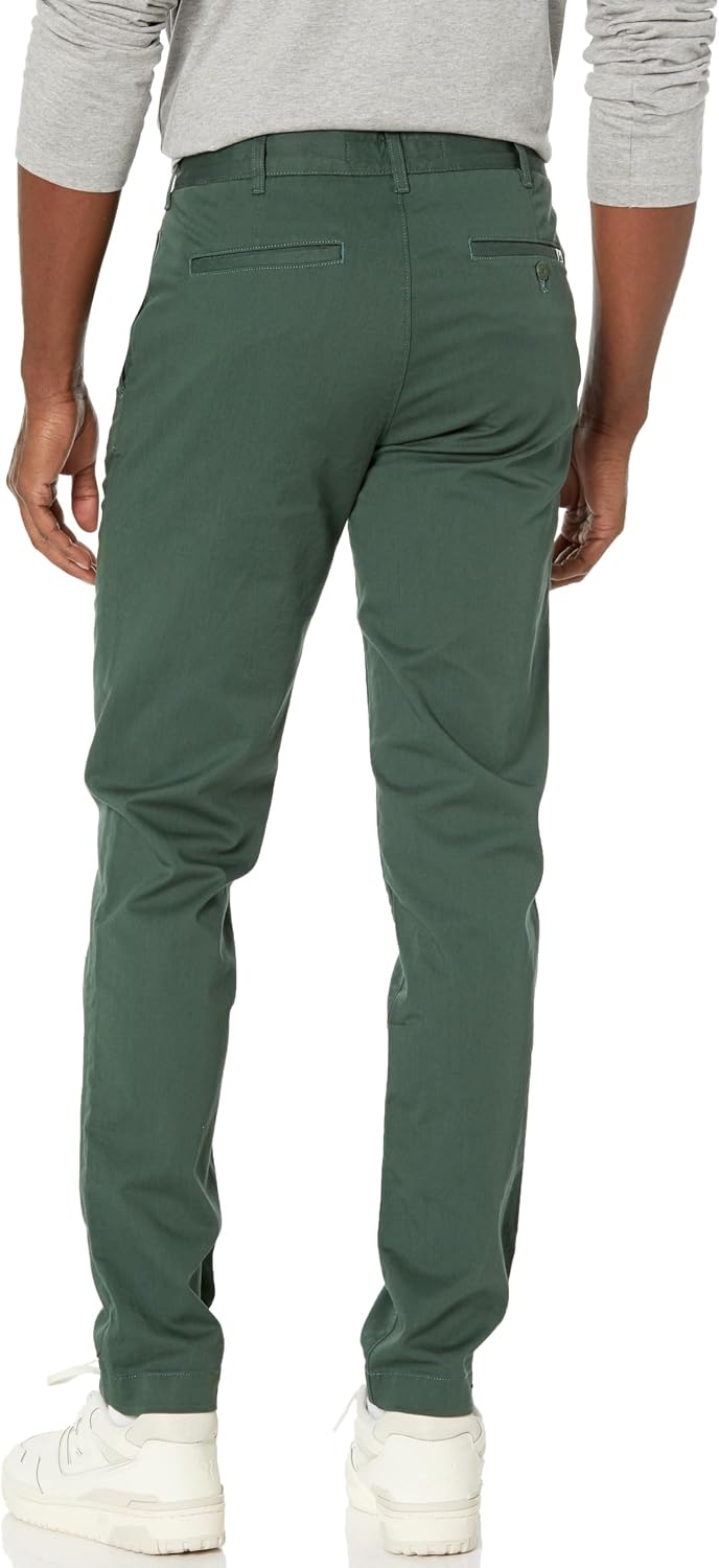 image:imageLacoste Mens Core Collection Slim Fit Chino PantSequoia