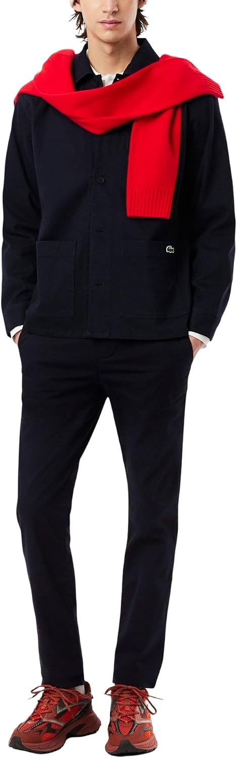 image:imageLacoste Mens Core Collection Slim Fit Stretch Cotton Chino PantAbysm