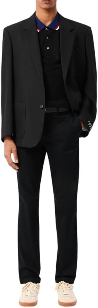 image:imageLacoste Mens Core Collection Slim Fit Stretch Cotton Chino PantBlack