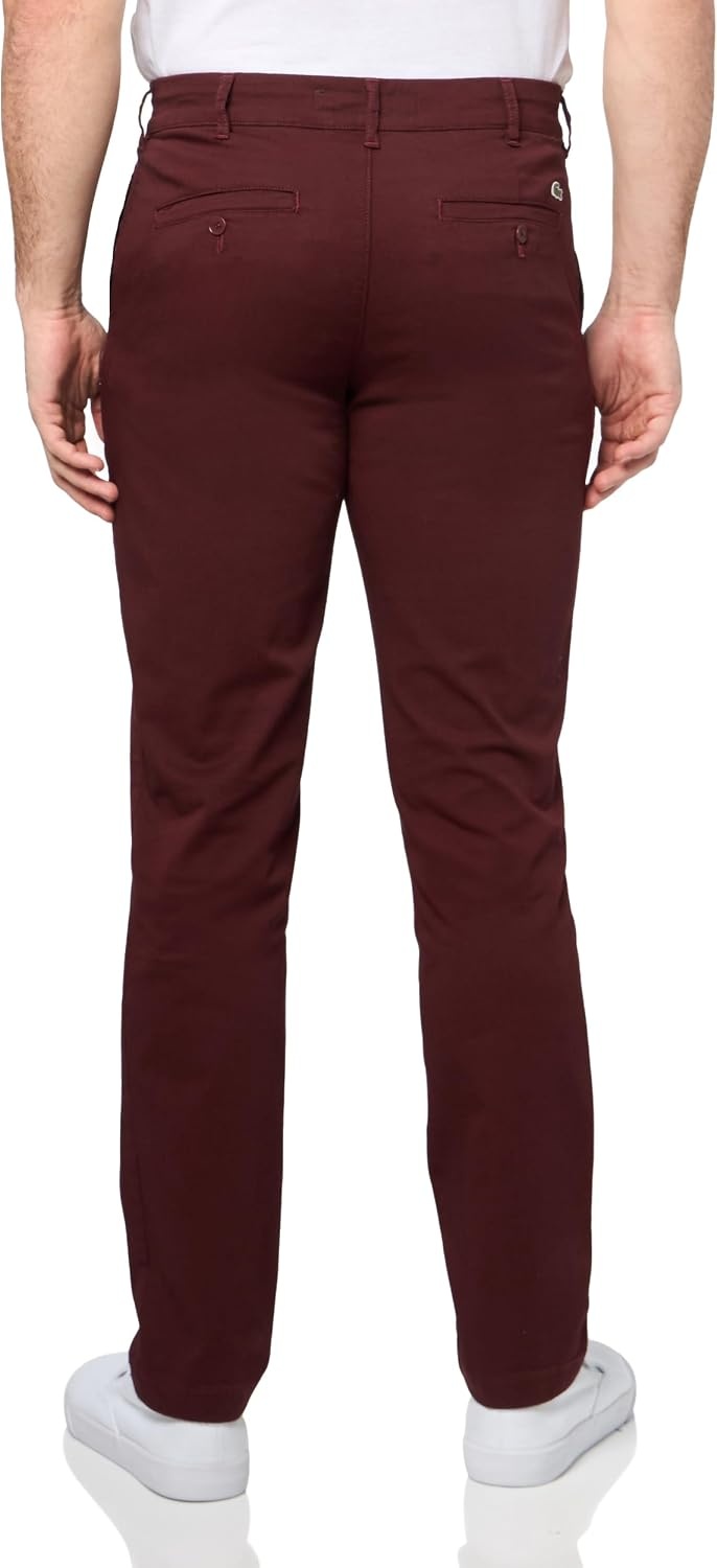 image:imageLacoste Mens Core Collection Slim Fit Stretch Cotton Chino PantExpresso