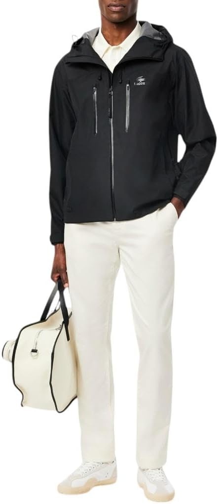 image:imageLacoste Mens Core Collection Slim Fit Stretch Cotton Chino PantFlour